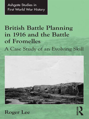 cover image of British Battle Planning in 1916 and the Battle of Fromelles